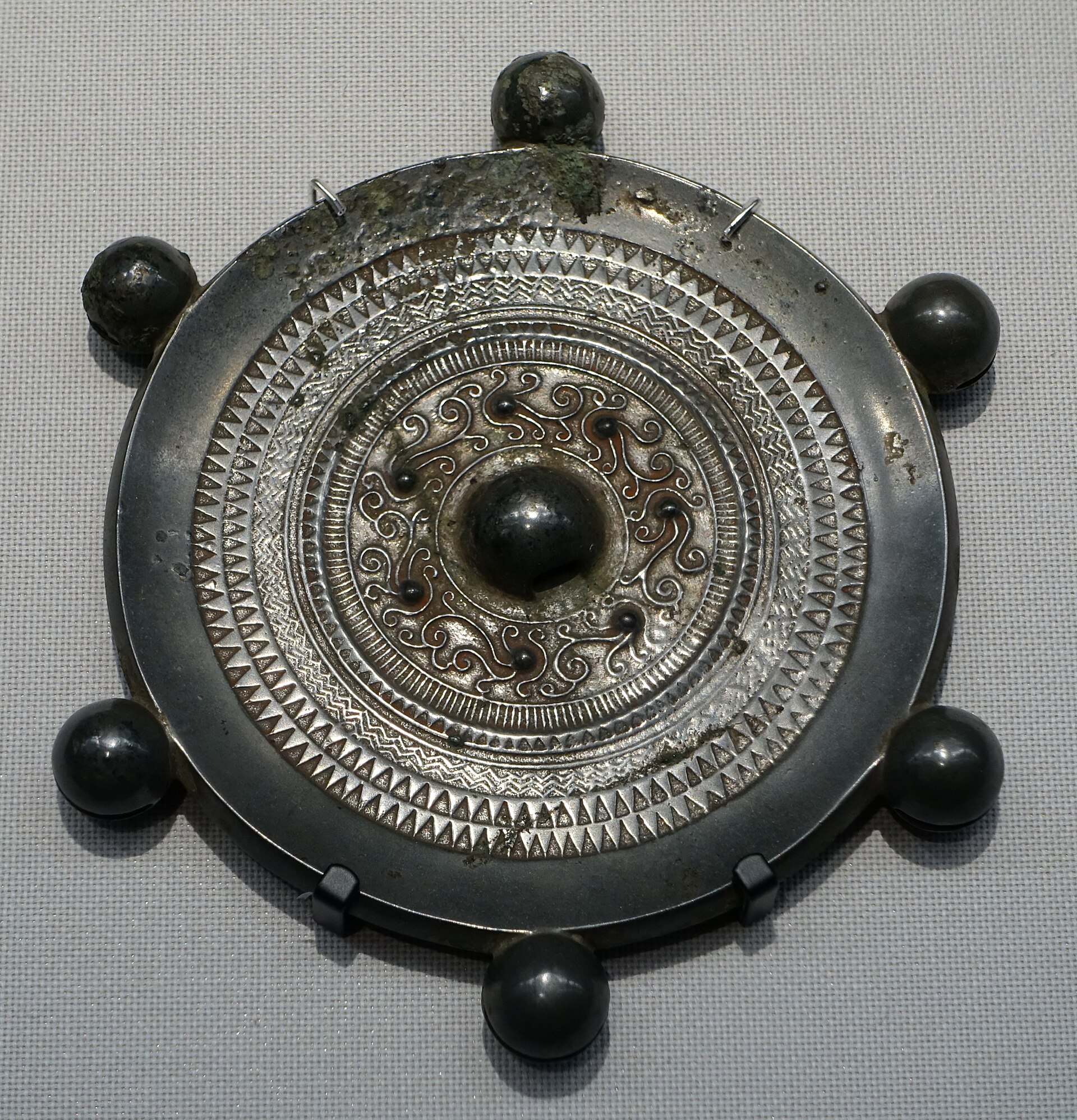 East Asian bronze mirror