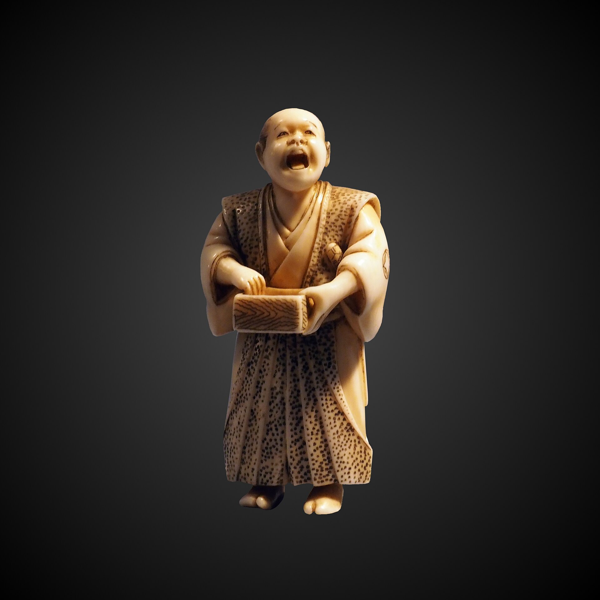 Japanese netsuke carving