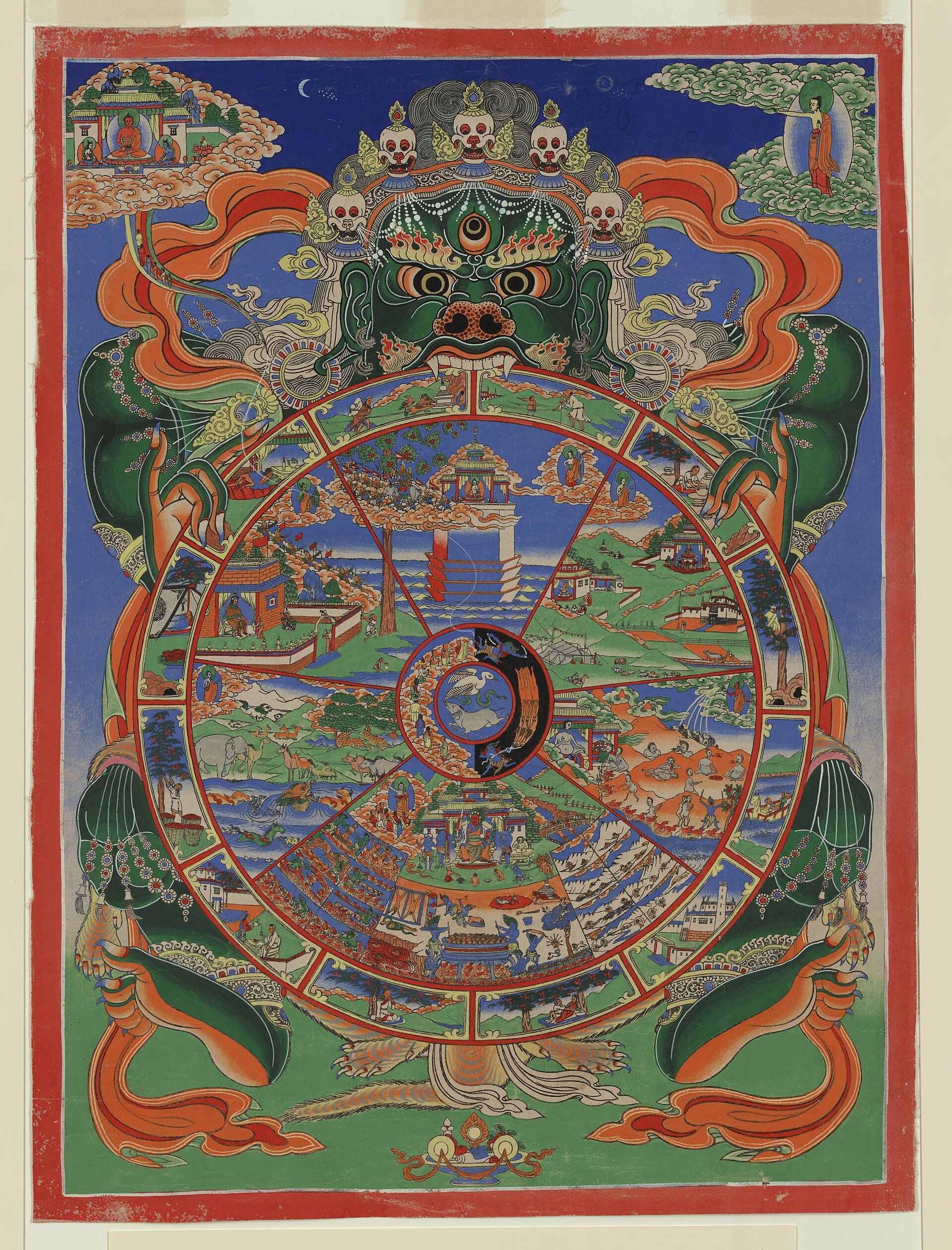Buddhist ritual thangka
