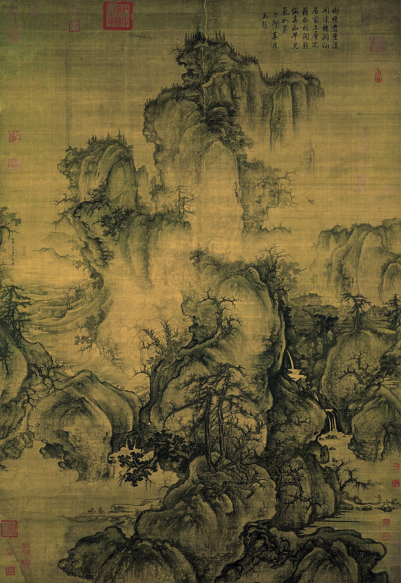 Guo Xi Early Spring style landscape