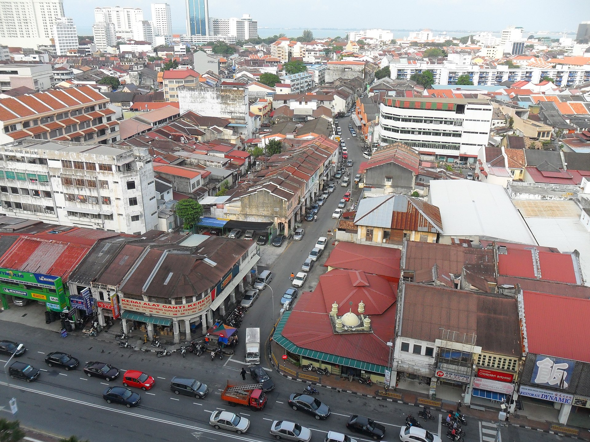 George Town heritage streets in Penang
