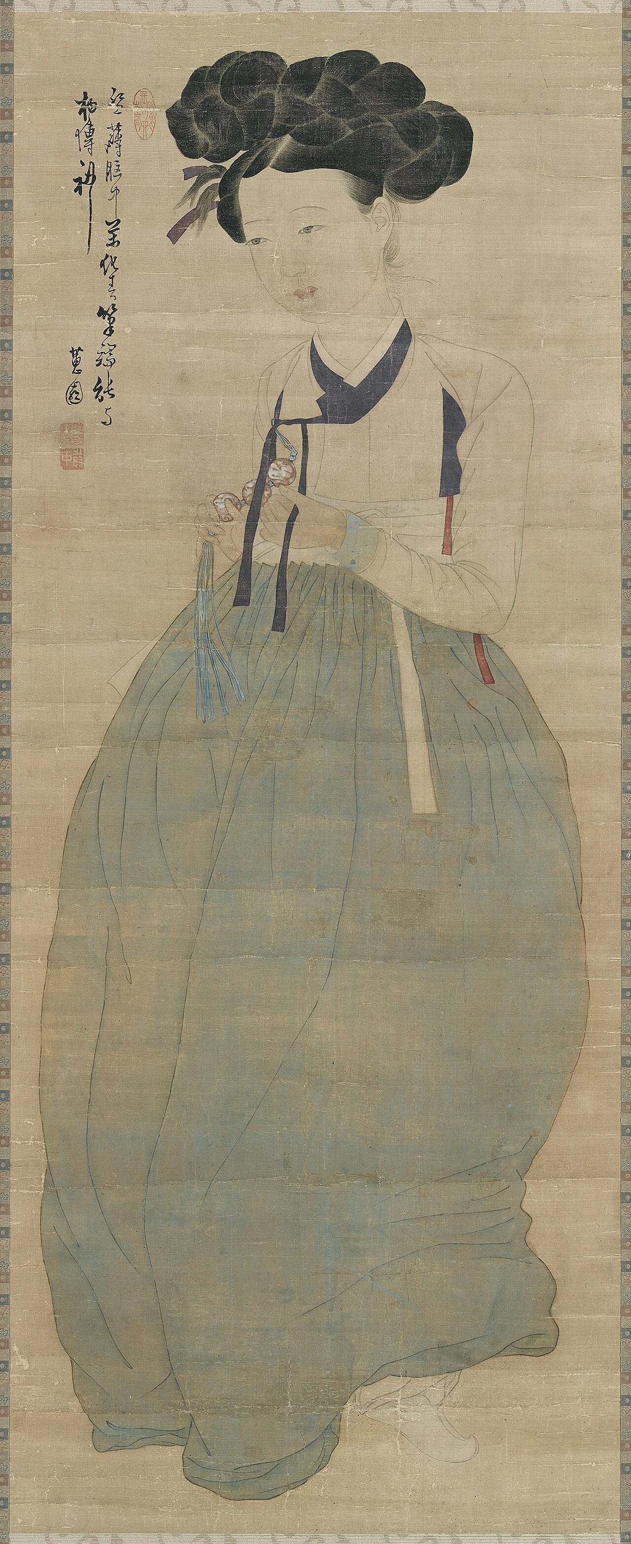 Late Joseon genre scene