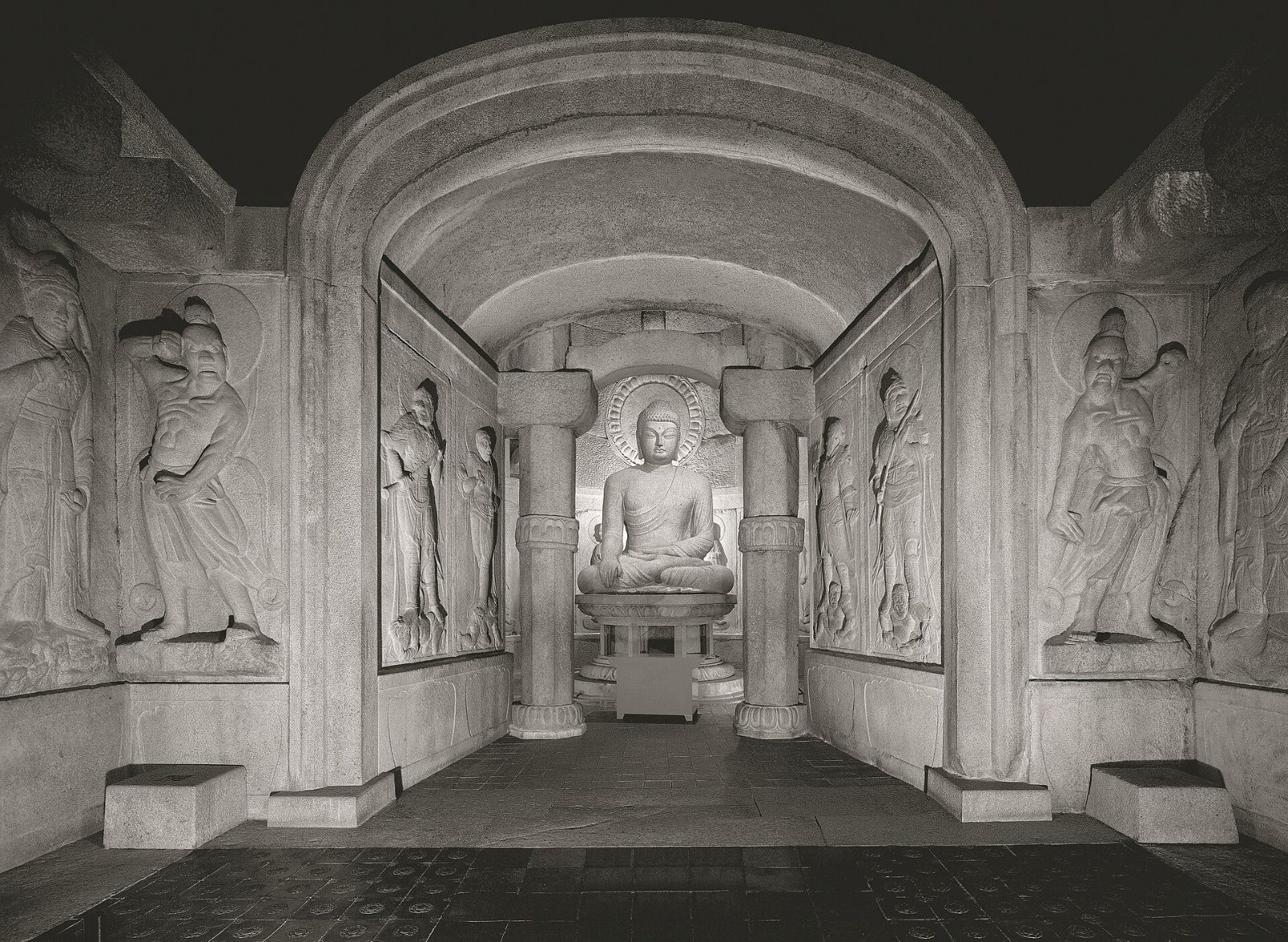 Seokguram Grotto, Gyeongju, 8th century.